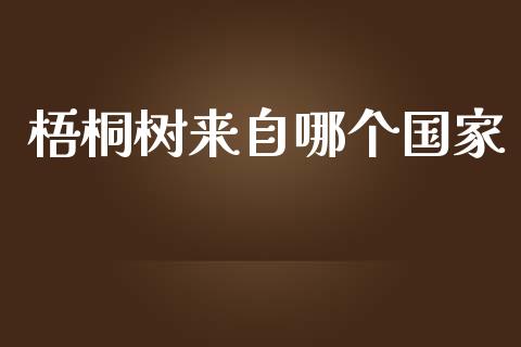 梧桐树来自哪个国家_https://wap.hpmsj.cn_期货交易_第1张