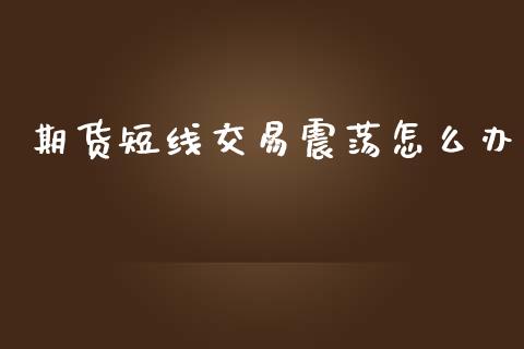 期货短线交易震荡怎么办_https://wap.hpmsj.cn_期货交易_第1张