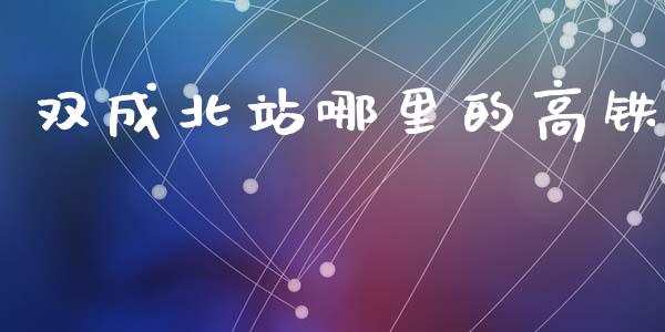 双成北站哪里的高铁_https://wap.hpmsj.cn_期货交易_第1张