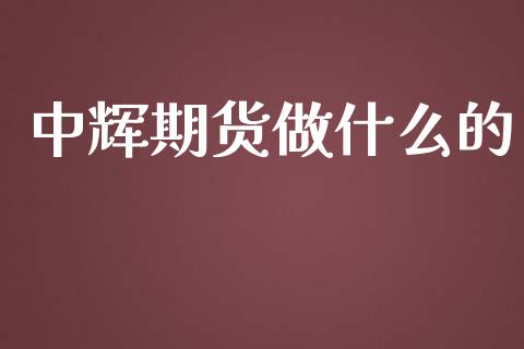 中辉期货做什么的_https://wap.hpmsj.cn_期货交易_第1张