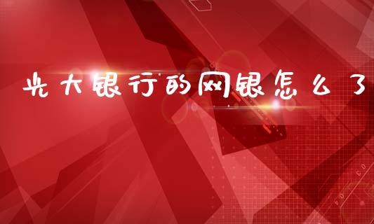 光大银行的网银怎么了_https://wap.hpmsj.cn_期货交易_第1张