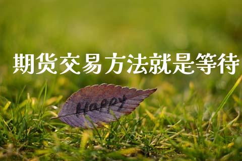 期货交易方法就是等待_https://wap.hpmsj.cn_外汇汇率_第1张