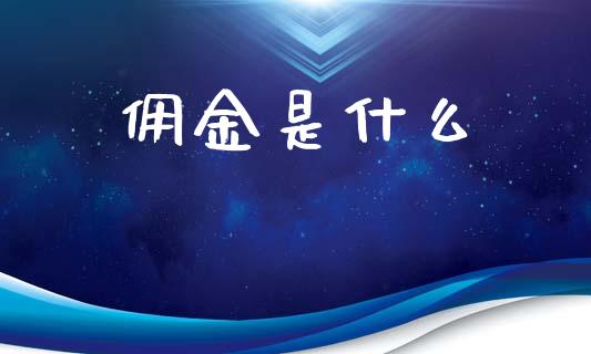 佣金是什么_https://wap.hpmsj.cn_期货交易_第1张