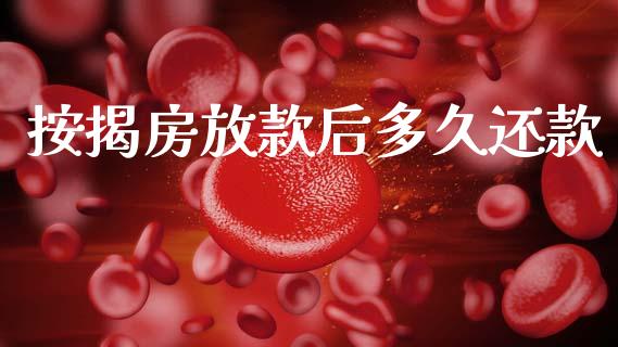 按揭房放款后多久还款_https://wap.hpmsj.cn_外汇汇率_第1张