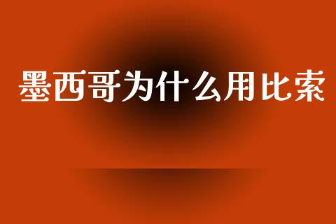 墨西哥为什么用比索_https://wap.hpmsj.cn_债券投资_第1张