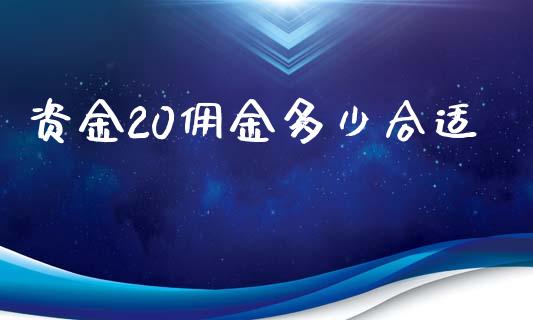 资金20佣金多少合适_https://wap.hpmsj.cn_财经时评_第1张