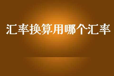 汇率换算用哪个汇率_https://wap.hpmsj.cn_基金分析_第1张