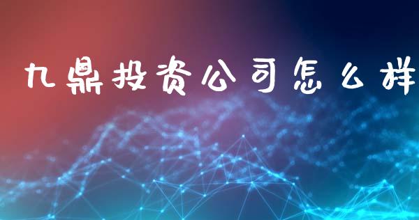 九鼎投资公司怎么样_https://wap.hpmsj.cn_金融机构_第1张