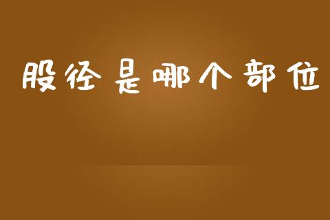 股径是哪个部位_https://wap.hpmsj.cn_基金分析_第1张