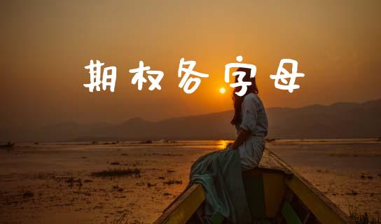 期权各字母_https://wap.hpmsj.cn_期货交易_第1张
