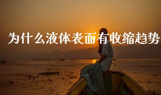 为什么液体表面有收缩趋势_https://wap.hpmsj.cn_基金分析_第1张
