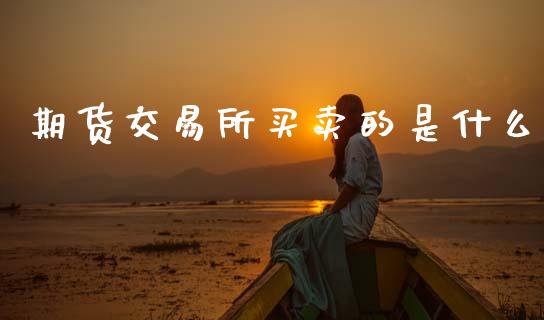 期货交易所买卖的是什么_https://wap.hpmsj.cn_债券投资_第1张