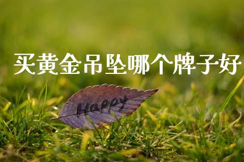买黄金吊坠哪个牌子好_https://wap.hpmsj.cn_期货交易_第1张