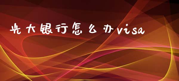 光大银行怎么办visa_https://wap.hpmsj.cn_外汇汇率_第1张