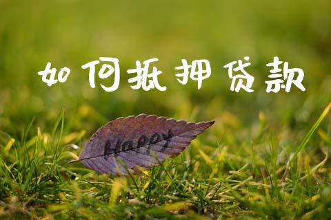 如何抵押贷款_https://wap.hpmsj.cn_基金分析_第1张