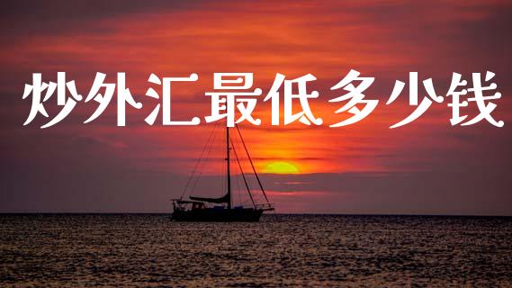 炒外汇最低多少钱_https://wap.hpmsj.cn_期货交易_第1张