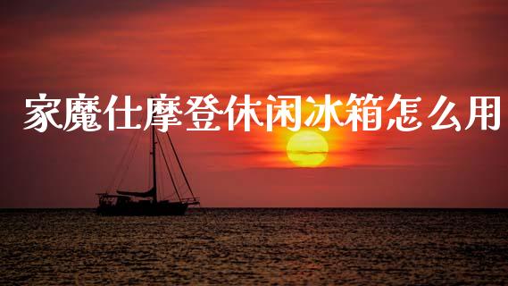 家魔仕摩登休闲冰箱怎么用_https://wap.hpmsj.cn_外汇汇率_第1张