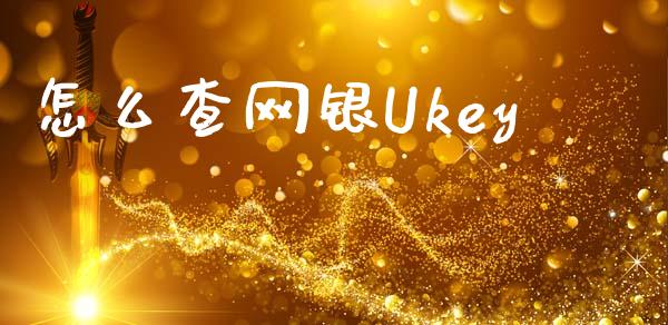 怎么查网银Ukey_https://wap.hpmsj.cn_债券投资_第1张