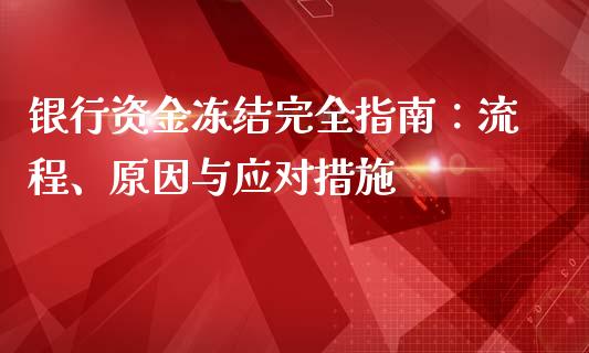 银行资金冻结完全指南：流程、原因与应对措施_https://wap.hpmsj.cn_债券投资_第1张
