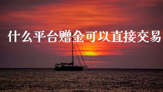 什么平台赠金可以直接交易_https://wap.hpmsj.cn_债券投资_第1张