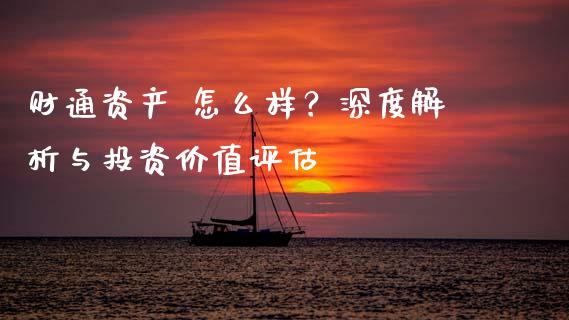 财通资产 怎么样？深度解析与投资价值评估_https://wap.hpmsj.cn_基金分析_第1张