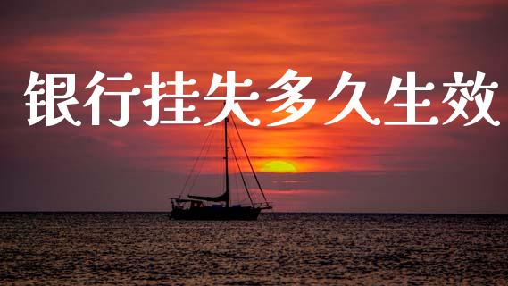 银行挂失多久生效_https://wap.hpmsj.cn_金融机构_第1张