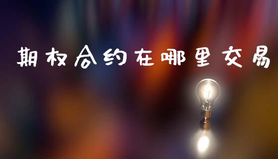 期权合约在哪里交易_https://wap.hpmsj.cn_期货交易_第1张