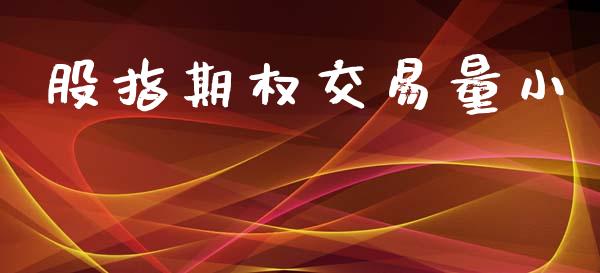 股指期权交易量小_https://wap.hpmsj.cn_财经时评_第1张