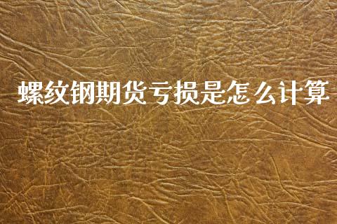 螺纹钢期货亏损是怎么计算_金融机构_第1张_财经时评_基金分析_期货交易_金融机构_外汇汇率_债券投资 螺纹钢期货亏损是怎么计算_https://wap.hpmsj.cn_金融机构_第1张