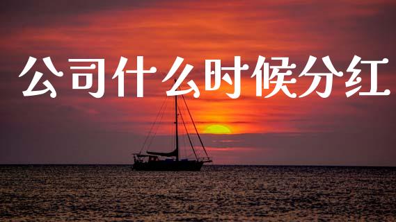 公司什么时候分红_https://wap.hpmsj.cn_债券投资_第1张