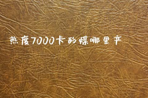 热度7000卡的煤哪里产_https://wap.hpmsj.cn_外汇汇率_第1张