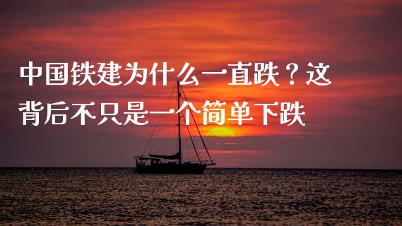 中国铁建为什么一直跌？这背后不只是一个简单下跌_https://wap.hpmsj.cn_财经时评_第1张