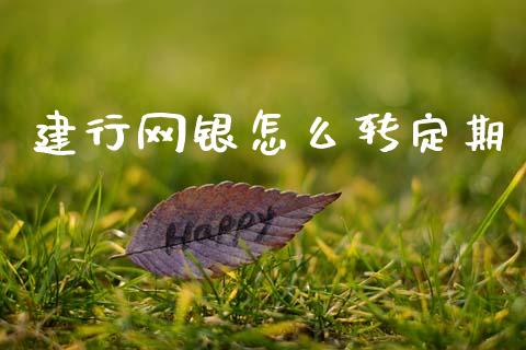建行网银怎么转定期_https://wap.hpmsj.cn_外汇汇率_第1张
