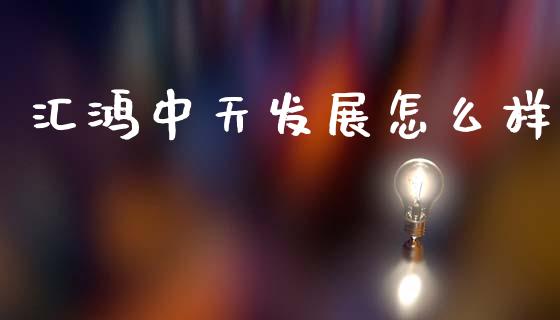 汇鸿中天发展怎么样_https://wap.hpmsj.cn_基金分析_第1张
