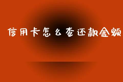 信用卡怎么查还款金额_https://wap.hpmsj.cn_基金分析_第1张