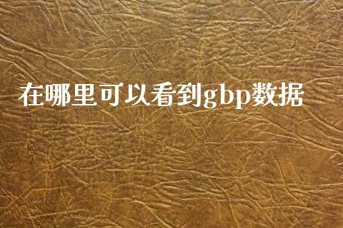 在哪里可以看到gbp数据_https://wap.hpmsj.cn_财经时评_第1张