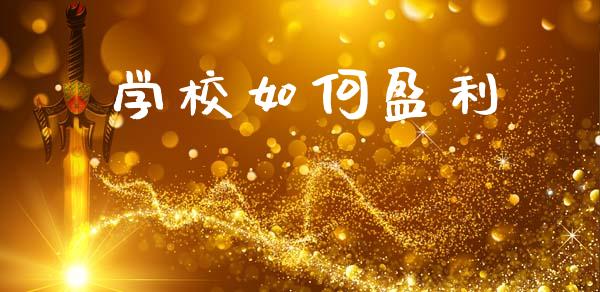 学校如何盈利_https://wap.hpmsj.cn_财经时评_第1张