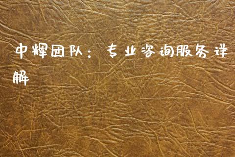 中辉团队:专业咨询服务详解_债券投资_第1张_财经时评_基金分析_期货交易_金融机构_外汇汇率_债券投资 中辉团队:专业咨询服务详解_https://wap.hpmsj.cn_债券投资_第1张