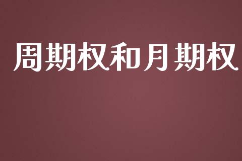 周期权和月期权_https://wap.hpmsj.cn_基金分析_第1张