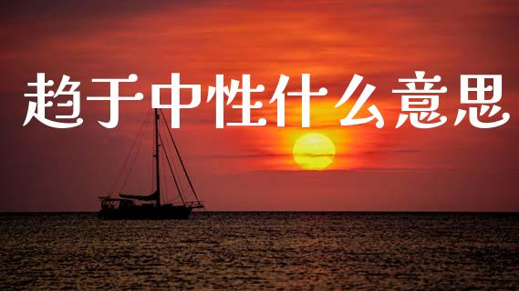 趋于中性什么意思_https://wap.hpmsj.cn_金融机构_第1张