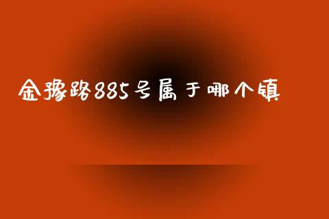 金豫路885号属于哪个镇_https://wap.hpmsj.cn_期货交易_第1张