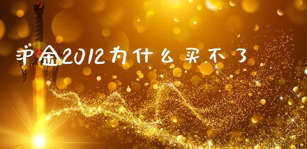 沪金2012为什么买不了_https://wap.hpmsj.cn_外汇汇率_第1张