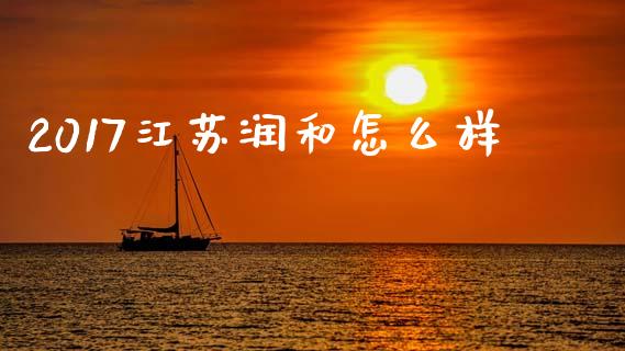 2017江苏润和怎么样_https://wap.hpmsj.cn_基金分析_第1张