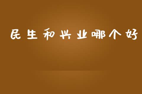 民生和兴业哪个好_https://wap.hpmsj.cn_期货交易_第1张