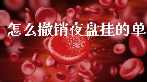 怎么撤销夜盘挂的单_https://wap.hpmsj.cn_金融机构_第1张