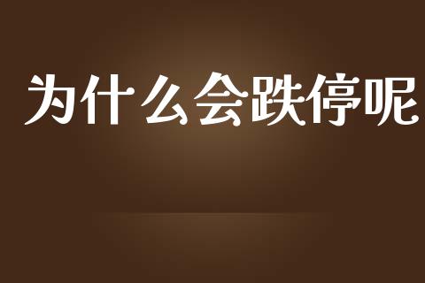 为什么会跌停呢_https://wap.hpmsj.cn_债券投资_第1张