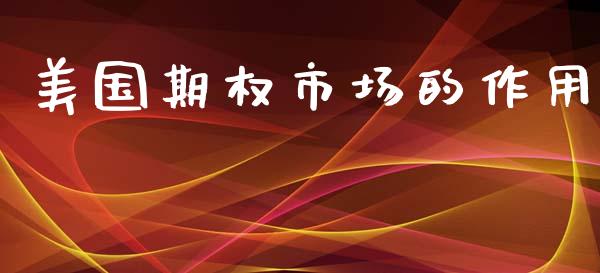 美国期权市场的作用_https://wap.hpmsj.cn_金融机构_第1张