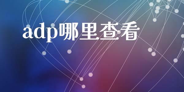 adp哪里查看_https://wap.hpmsj.cn_金融机构_第1张
