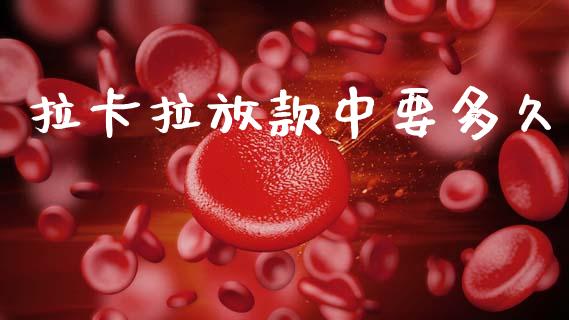 拉卡拉放款中要多久_https://wap.hpmsj.cn_基金分析_第1张