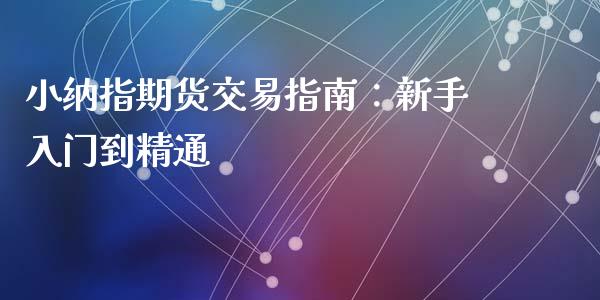 小纳指期货交易指南：新手入门到精通_https://wap.hpmsj.cn_期货交易_第1张